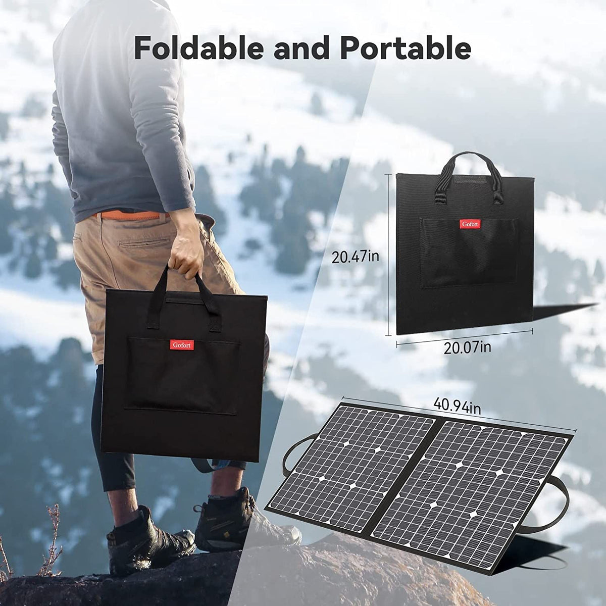 GOFORT 330W Portable Power Station, 299Wh