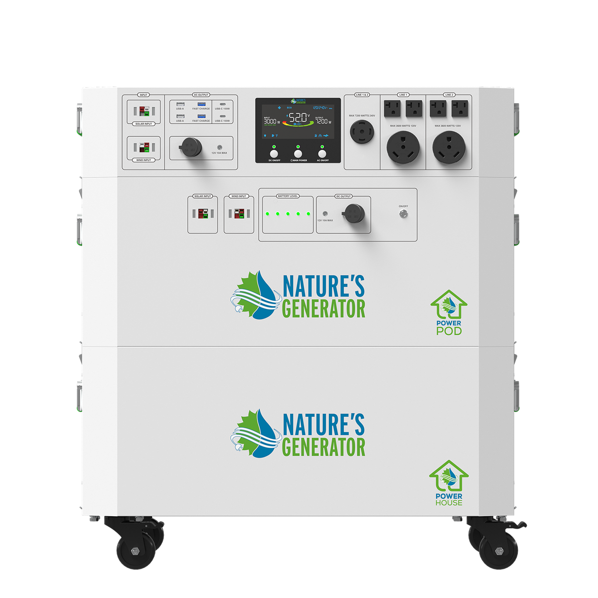 Powerhouse Gen 2 Solar Generator and Transfer Switch