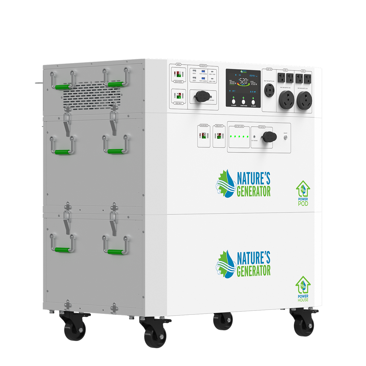 Powerhouse Gen 2 Solar Generator and Transfer Switch