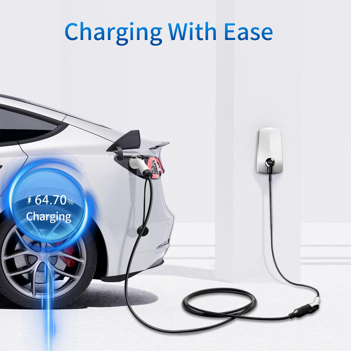 WenStorm J1772 EV Extension Cable for Level 2 Charging